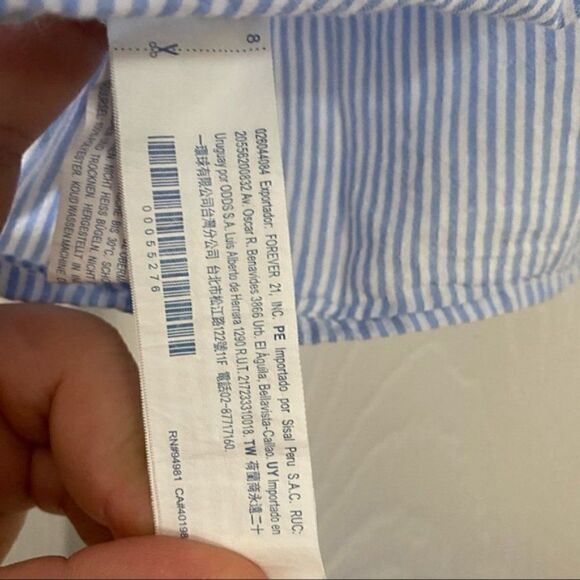 Forever 21 Embroidered Off the shoulder Shirt - Picture 2 of 8